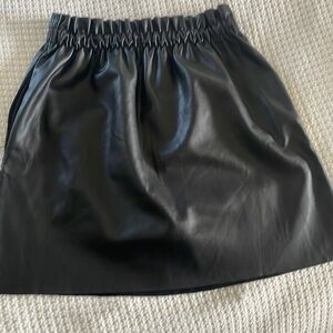 Zara size medium leather skirt